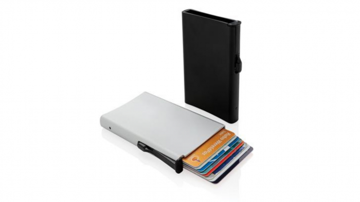 Porte carte en aluminium raffiné – Image 3
