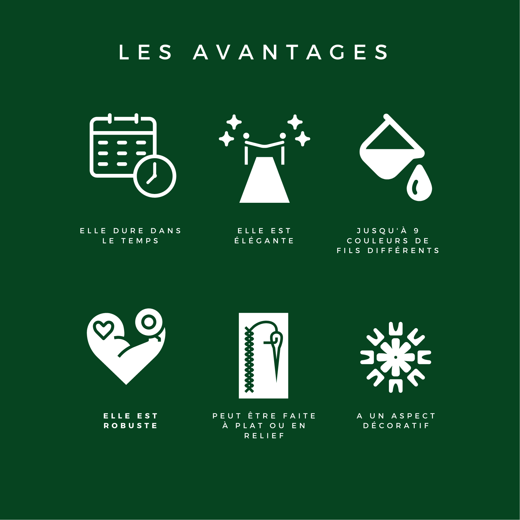 Avantages de la broderie avantages de la broderie